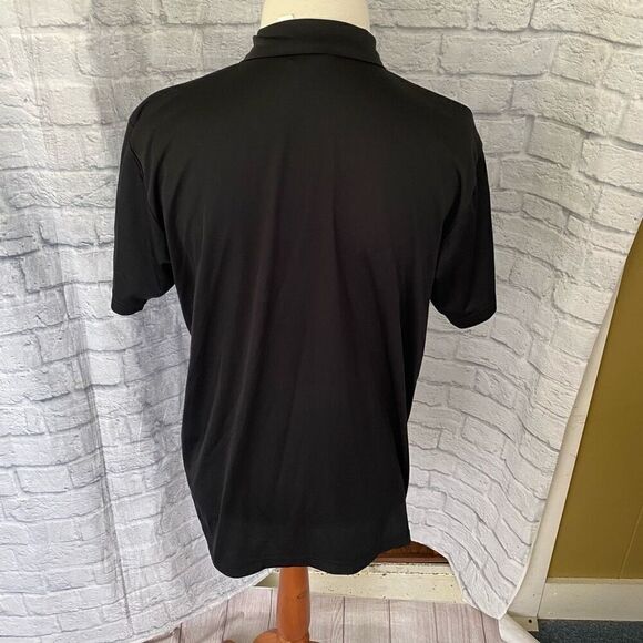 Wear Guard men L 3 button dri wear short sleeve 2 bundle polos black - Picture 7 of 9